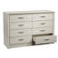 Commode double 8 tiroirs L 47 po Lodsworth-1833796021