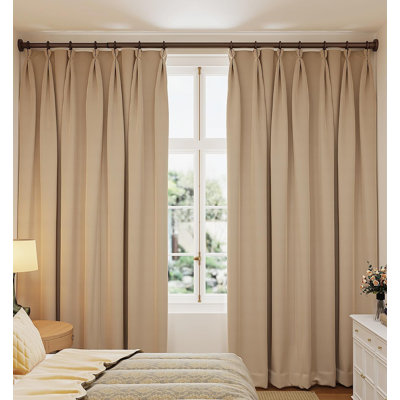 Tension Curtain Rods for Windows 66 to 120 Inch, Curtain Rods No Drilling