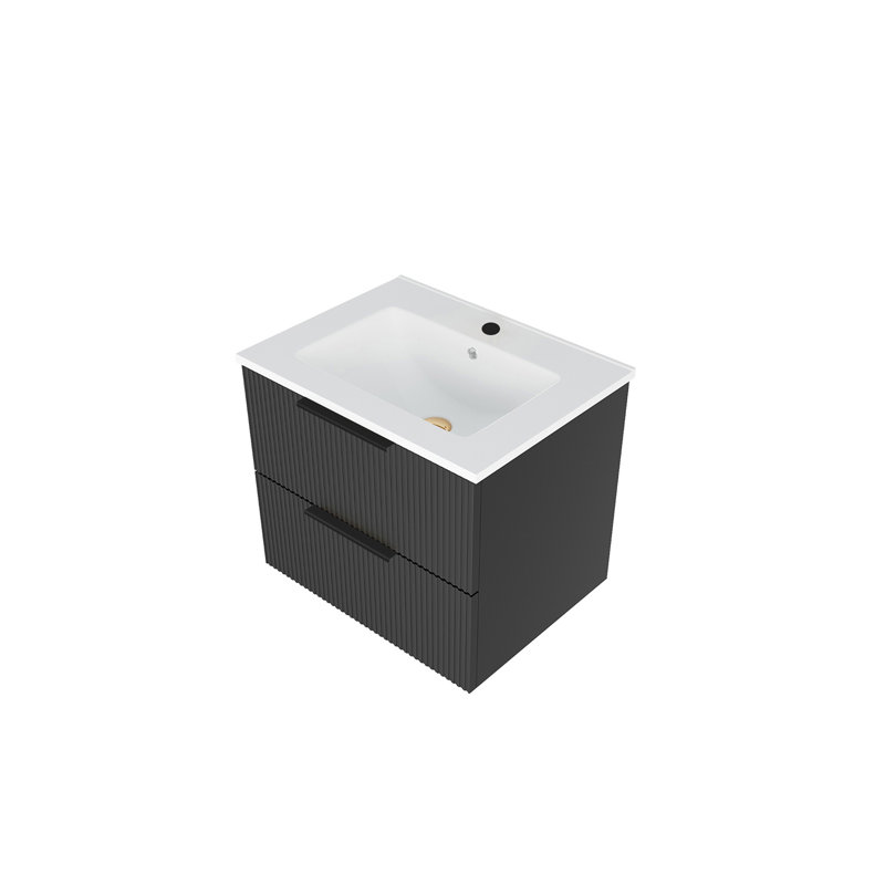 Meuble-lavabo 24 po avec lavabo en céramique