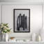 Movement 1' Framed Print on Glass