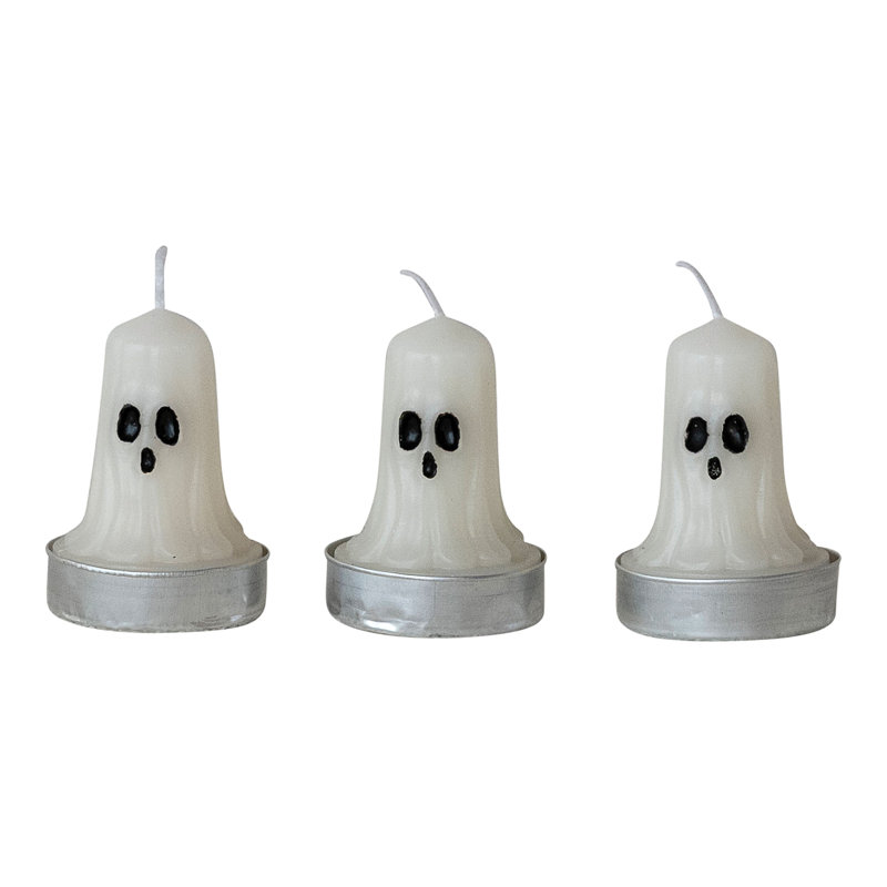 Unscented Ghost Tealight Candles In Box