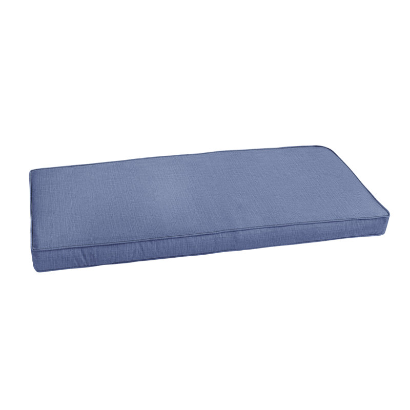 55 in x 19 in x 2 in Bench Cushion - Corded, Rave Pool, 55 in W x 19 in D x 2 in H