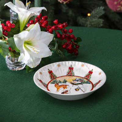 Villeroy & Boch Toy's Fantasy Christmas Small Bowl, Premium Porcelain, Festive Design
