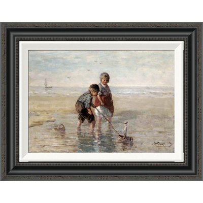 " Children Playing By The Seaside " by Jozef Israels