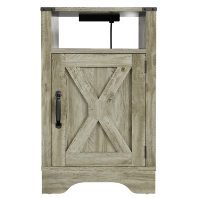 Wooden Rustic End Table