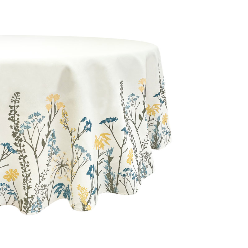 Lenox Wildflowers Border 70" Round Tablecloth