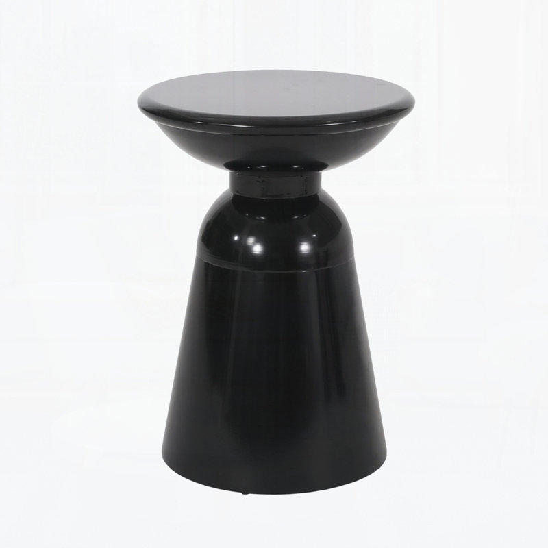 Outdoor Side Table, Black