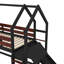 Lit mezzanine simple peu encombrant, structure en bois durable avec un design ludique pour les enfants