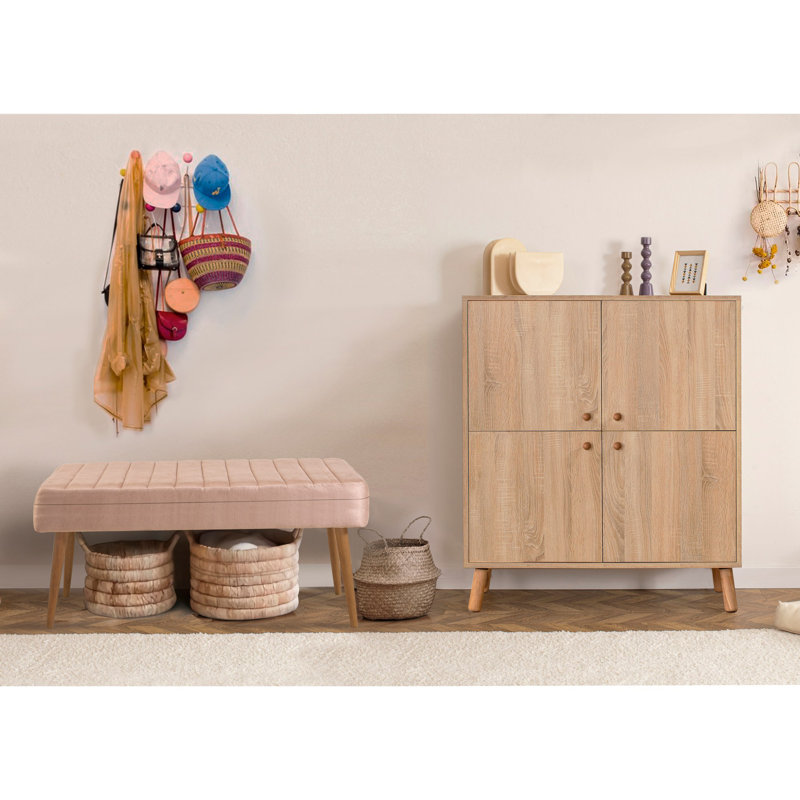 Ensemble de meubles de couloir, Rose pastel