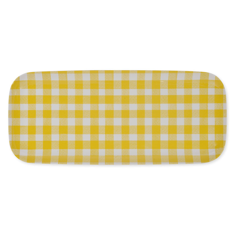 Ensemble 2 pièces 15 po Gingham, Jaune
