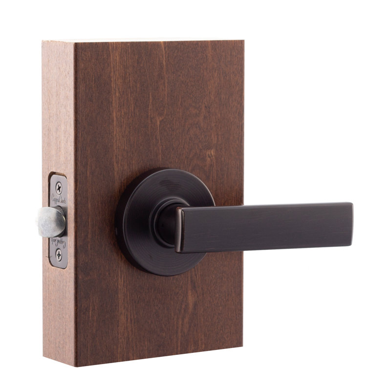 Poignée de porte résidentielle de style artisanal, Bronze toscan