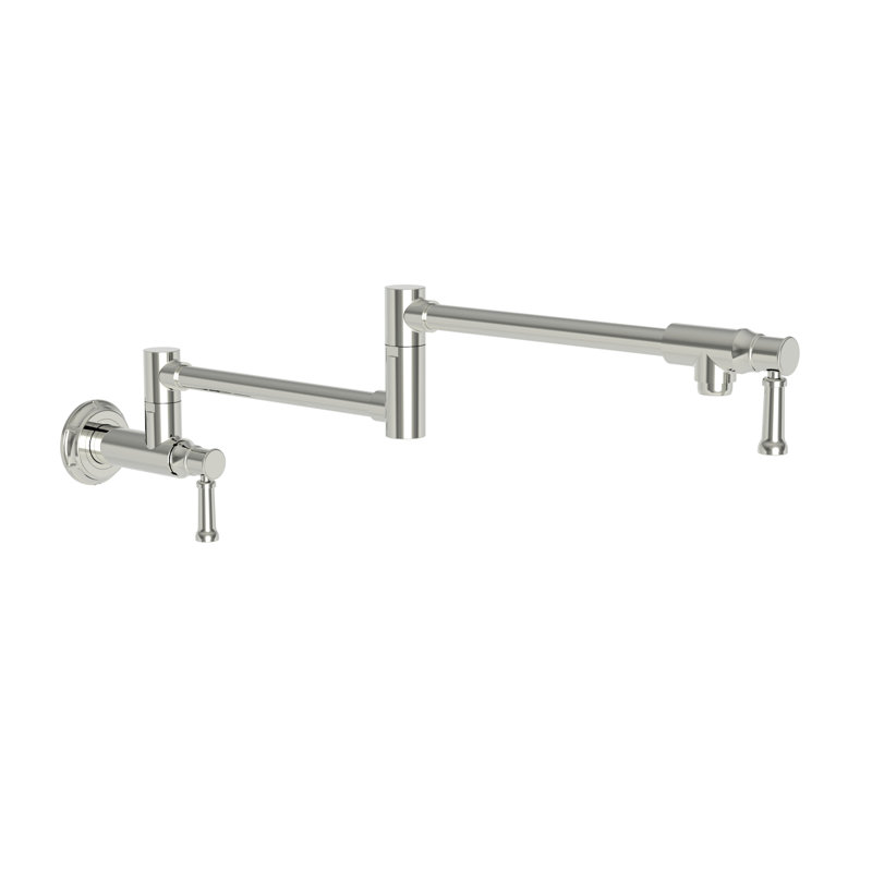 Gavin Wall Mount Pot Filler, Polished Nickel (PVD)