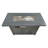 Living Source International 25'' H Steel Outdoor Fire Pit Table with Lid