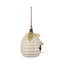 Sagebrook Home 7" Beehive Bird Feeder, Ivory