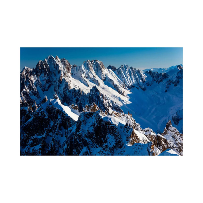 France, Chamonix, Alps, View From Aiguille Du Midi I by Mikolaj Gospodarek - Wrapped Canvas Print