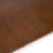  Clearwater Rectangular Solid Top Dining Table with Sturdy Leg Design, Walnut