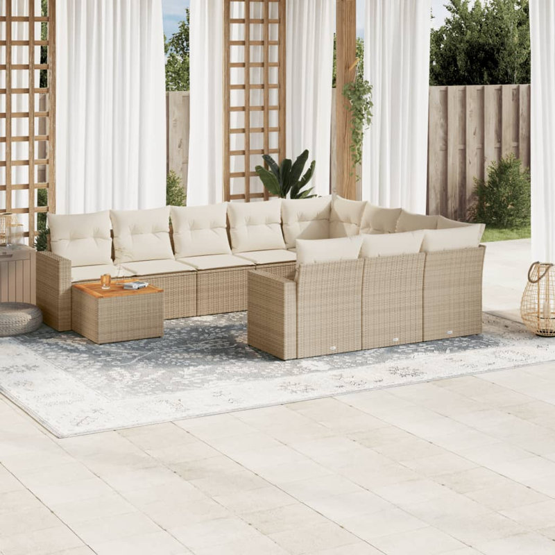 Ensemble de canapé de jardin Vidaxl