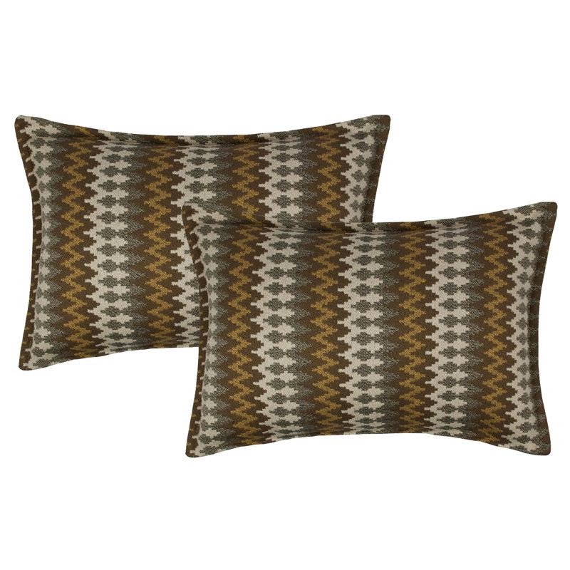 Springlake Geometric Throw Pillow, Taupe