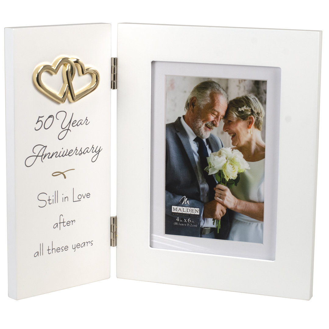 White Matte Picture Frame with Mat Malden