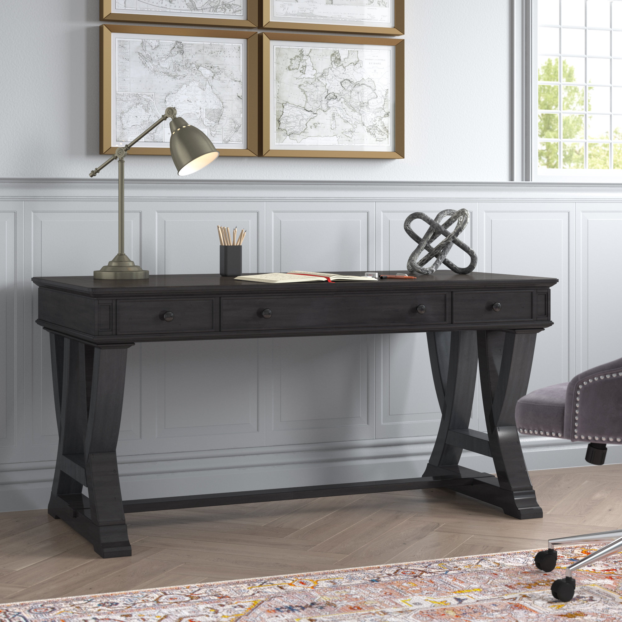 Lark Manor Aalyna Writing Desk & Reviews | Wayfair