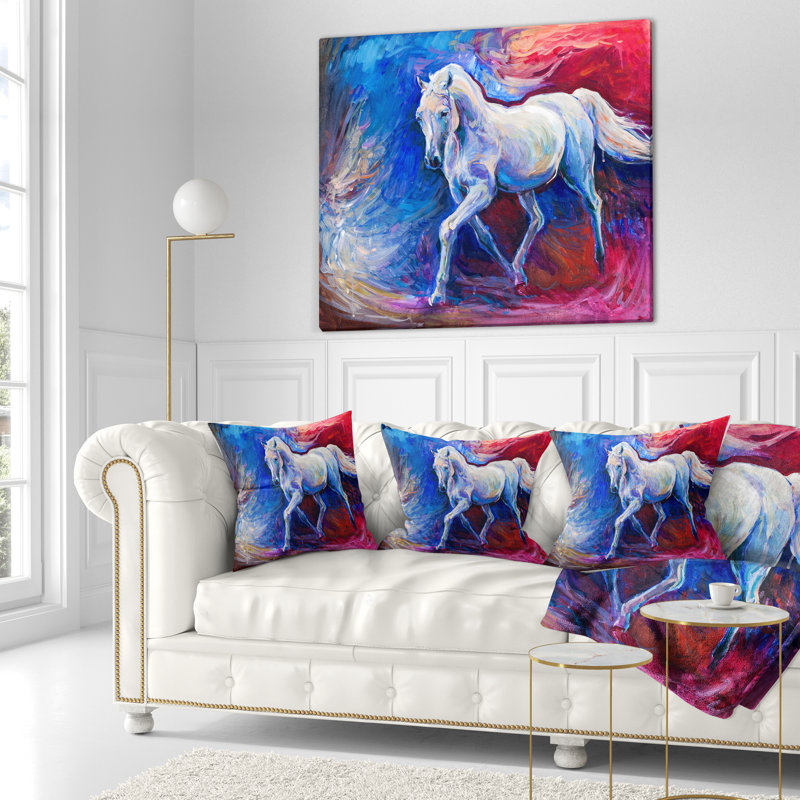 Coussin Blue Horse