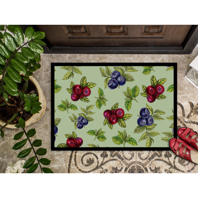 Tapis d'extérieur antidérapant Berries