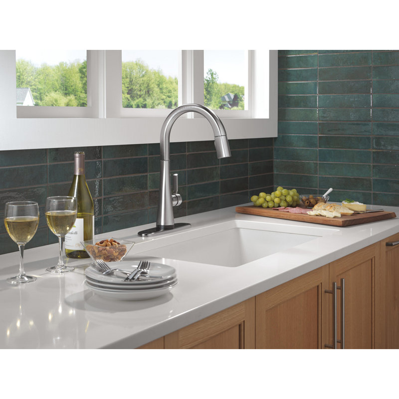 Monrovia Touchless Bar Faucet with Touch Technology, Lumicoat  Arctic Stainless