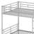 Metal Bunk Bed With Trundle-1069076562