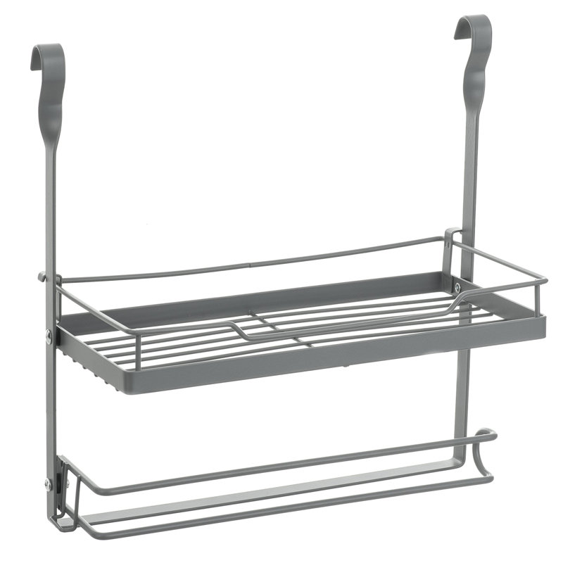 Woodside Cabinet Shelving Rack, Grey