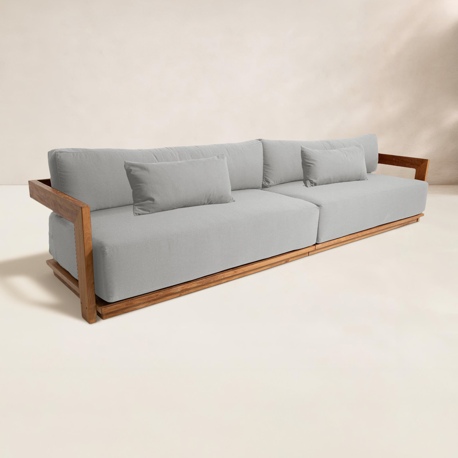 Varenna 119" Sunbrella® Patio Sofa, Granite