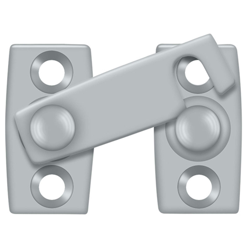 Brass Latch/Catch/Bolt, Brushed Chrome