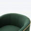 Chaise d'appoint pivotante avec accoudoirs courbés, pour les espaces de vie modernes-1362157143