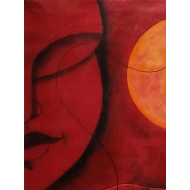 Lignes à main - En route | Acrylique sur toile | Par Kirtiraj Mhatre