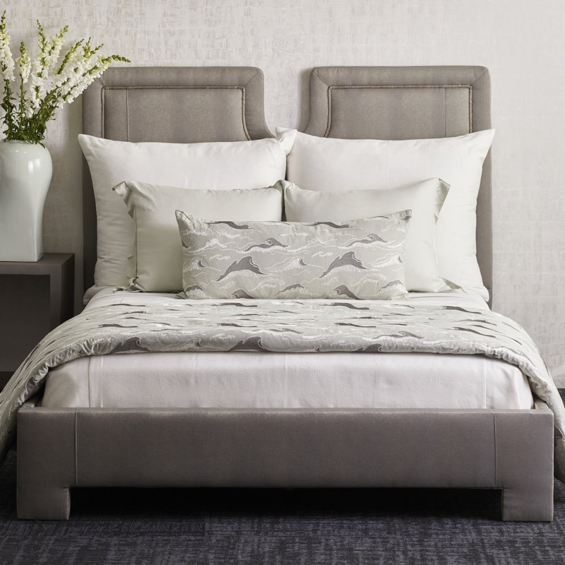 Vector Coverlet, King Coverlet, Ecru