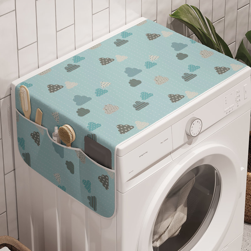 Multicolore East Urban Home Blue Sky - ensemble de 2 machines à laver 47 po x 18,5 po