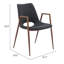Chaise avec accoudoirs à garniture piquée-535739760