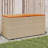 Acacia Steel/Solid Wood/Wicker Deck Box-103397025
