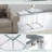 Ingetrud Glass Top Nesting Tables