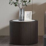Table basse à motif rond