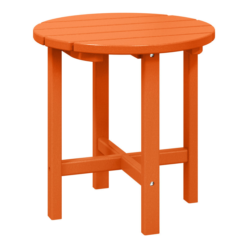 Table d'appoint d'extérieur Geoff Adirondack, Orange