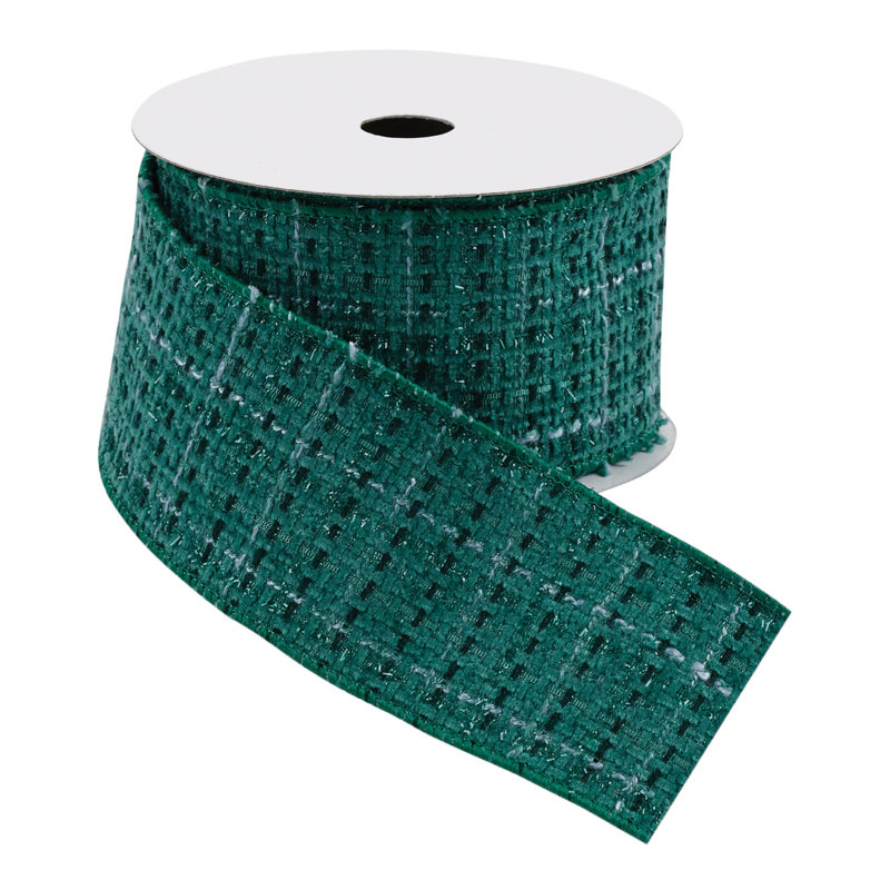 Ruban filé à carreaux Tattersall 2,5 po x 5 verges