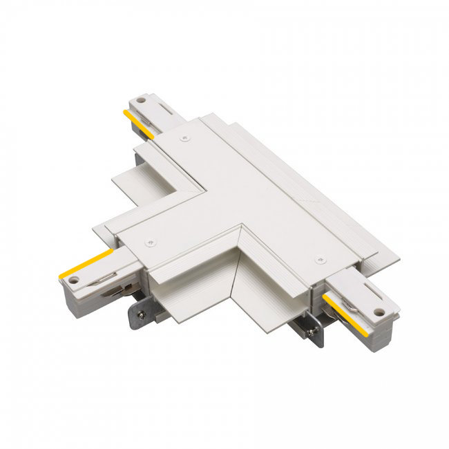 Recessed T Track Connector, White