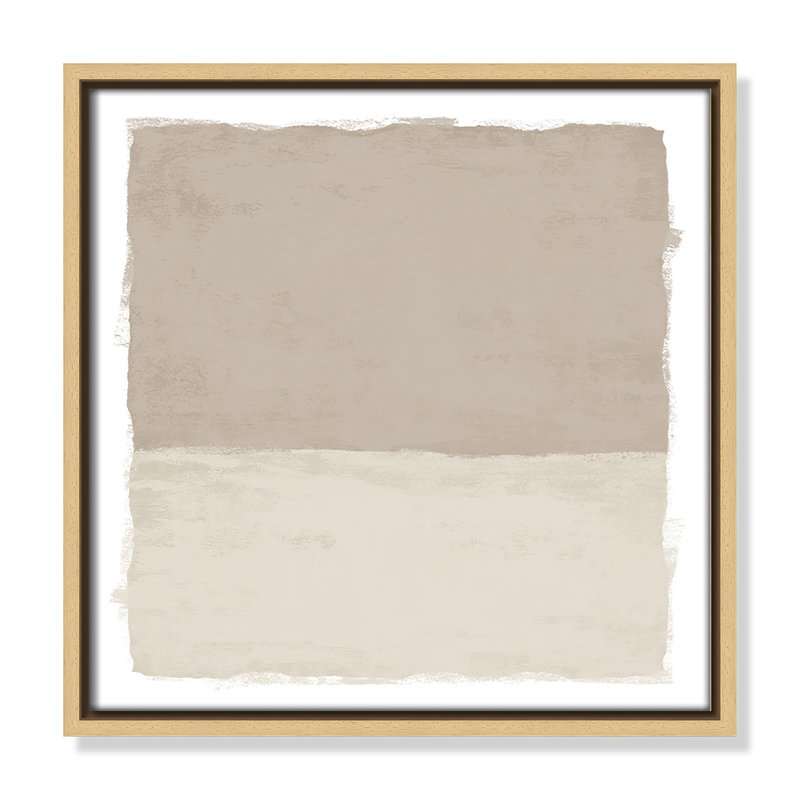 «Silent Sands I» par Natalie Carpentieri, Naturel, H 13,5 po x l 13,5 po