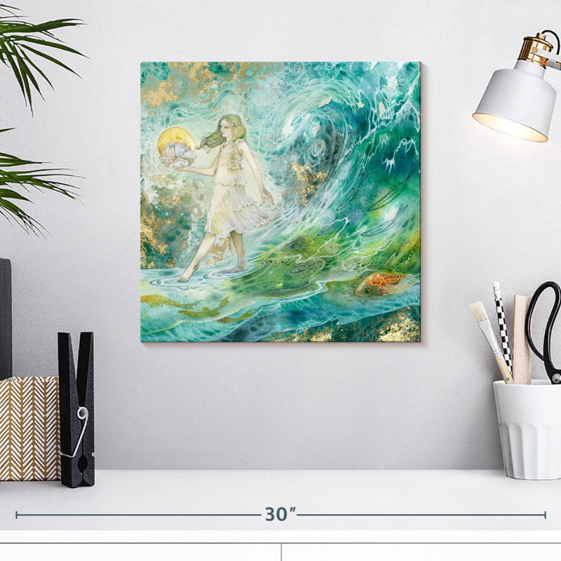 Kelan Wave Walker, 16" H x 16" W