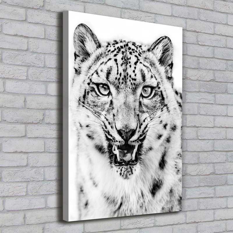 Snow Panther - Wrapped Canvas Print