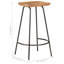 Counter Stool with Metal Frame