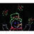 Pro-Line Led Animation Juggling Snowman Lighted Display