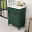 Meuble-lavabo compact 24 po avec lavabo - Design épuré-1178905707