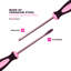 Ensemble de tournevis magnétique Pink Power - Ensemble de 6 outils à tête plate et à tête plate Phillips pour femmes et dames - Ensemble de tournevis isolé avec embout magnétique - Ensemble de tournevis