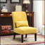 Fauteuil d'appoint sans accoudoirs en tissu Pisano Chenille-1619863030